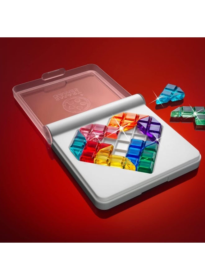 SmartGames IQ Love, Fun IQ Brain Teaser Puzzle, Cognitive Development STEM Toy with 120+ Challenges, Travel Friendly Handheld Educational Matching Puzzle Game, Suitable for Children Above 7+ - Image 4